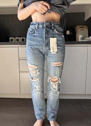 Нові mom jeans zara, розмір 341 фото