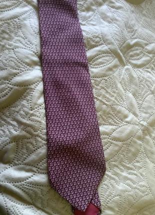 Шелковый галстук balenciaga винтаж3 фото