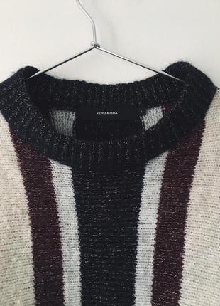 2019 теплый свитер в разноцветную полоску с шерстью альпаки asos vero moda7 фото