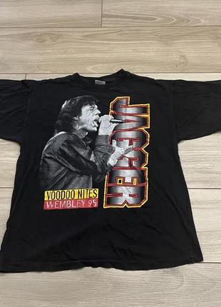 Футболка rolling stones voodoo nites wembley 95