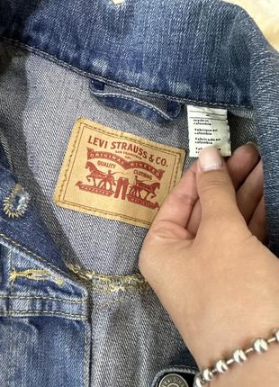 Жилетка levi's, джинсова жилетка3 фото