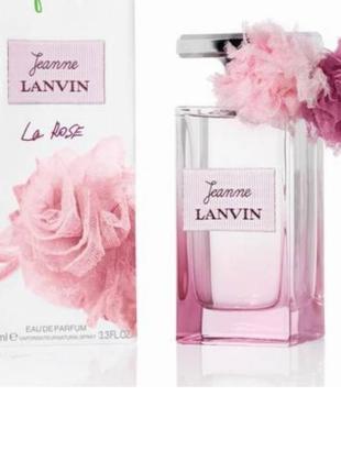 Парфумована вода lanvin jeanne la rose 100 мл2 фото