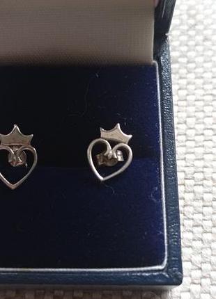 Сережки. срібло.