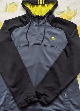 Худи пусер спортивная утепленная кофта adidas5 фото