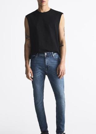 Zara skinny fit джинси для стрункого мужчини 38 розмір