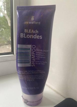 Lee stafford bleach blondes shampoo шампунь для блонду