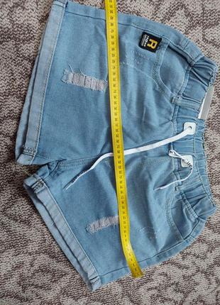 Шорты женские джинсовые коттон размер 44-464 фото
