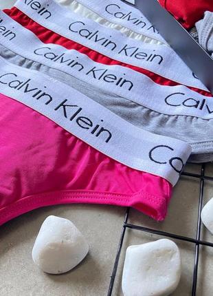 Набор стринг в стилі calvin klein 5 шт + коробка6 фото