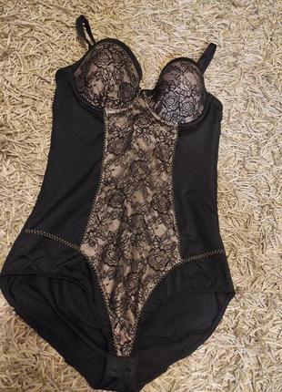Шикарный комбидресс топ боди утяжка корректирующее белье debenhams 36b 80b