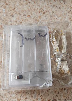 Гірлянда 3метри 30 led на 3*aa батарейки