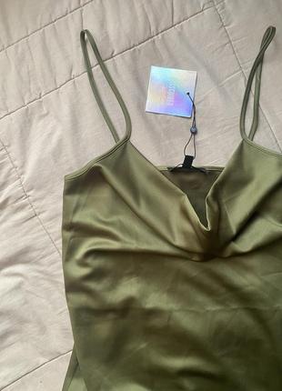 Сукня міні в стилі сліп-дрес2 фото