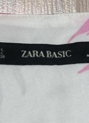 Туника блуза zara l цветы4 фото