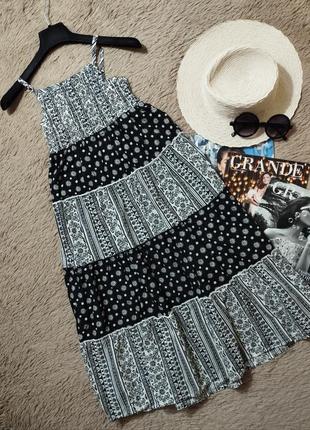 Красивый ярусный сарафан на девочку/платье/платье