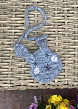 Детская сумочка зайчонок, ручная работа