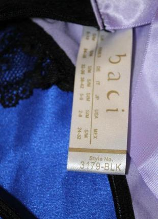 Комплект мереживної еротичної сексуальної білизни ліловий від елітного бренда baci7 фото