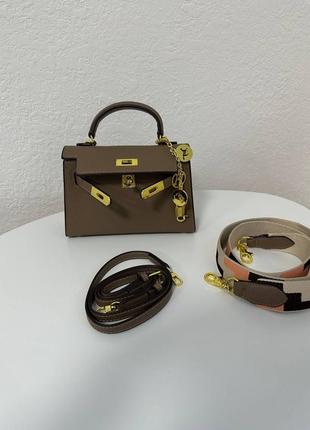 Брендова сумка в стилі hermes kelly mini 💕