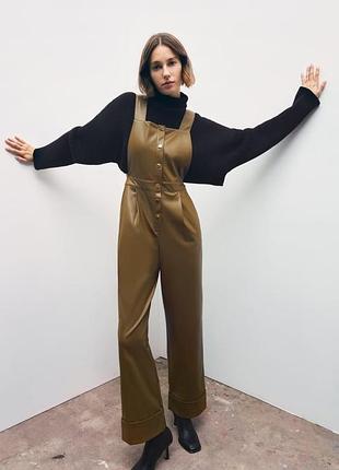 Комбінезон екошкіра zara новий