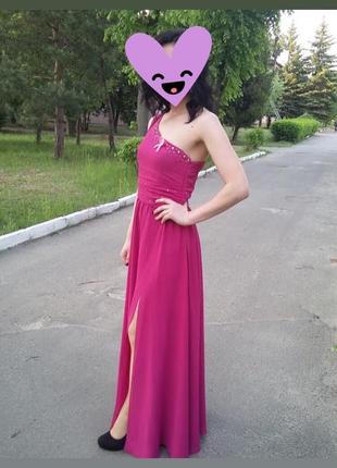 Вечірня сукня фуксія