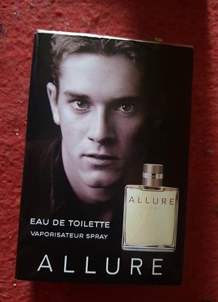 Туалетна вода для чоловіків chanel allure homme