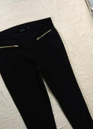 Утягивающие черные штаны скинни new look, 12 размер.4 фото