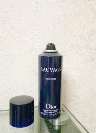 Christian dior sauvage_ deo  original spray дезодорант 200 ml3 фото