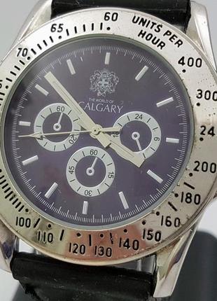 Крупные часы calgary, кварц.6 фото