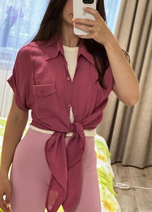 Рубашка накидка m l, женская блуза, блузка