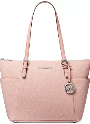 Сумка на молнии с логотипом michael kors jet set east west оригинал