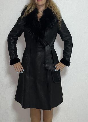 Шикаpная натуральная дубленка на овчине xl 46-48p