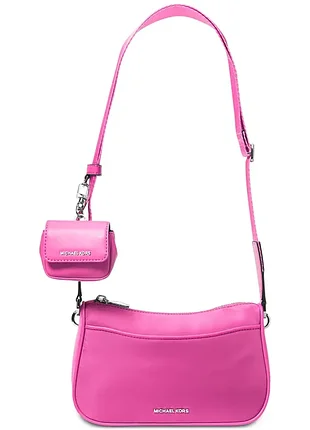 Сумка jet set medium nylon top zip crossbody с чехлом для apple air pods pro michael kors оригинал