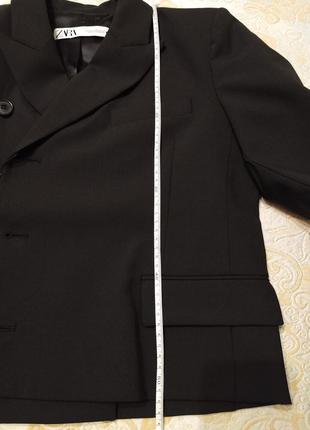 Черный пиджак блейзер зара zara8 фото