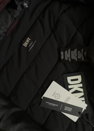 3xl xxxl 54 46 dkny куртка бомбер ветровка вітровка бордова демісезон5 фото