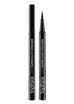 Подводка-маркер водостойкая topface super silky eyeliner