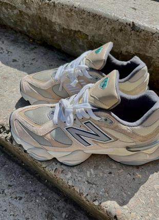 Жіночі кросівки new balance 9060 beige sand / smb4 фото