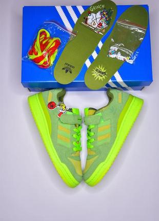 Мужские кроссовки adidas forum low the grinch / smb