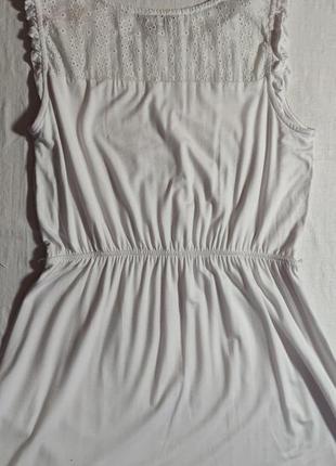 Жіноче однотонне плаття esmara, розмір m(40/42), білий9 фото
