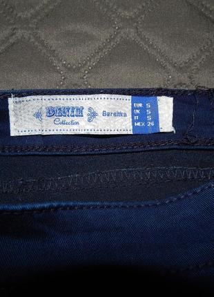 Джинсовая мини-юбка с баской bershka3 фото