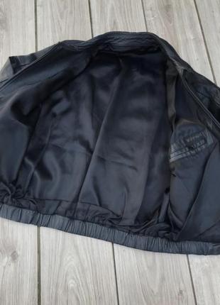 Натуральная кожаная куртка duomini zara h&amp;m кожу5 фото