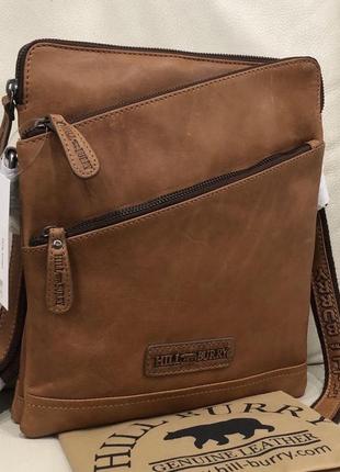 Hill burry сумка шкіряна hillburry