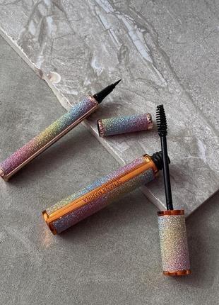 Набор "подводка фломастер+ черная тушь для ресниц"