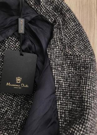 Massimo dutti пальто тренд шерстяне однобортное демисезон8 фото