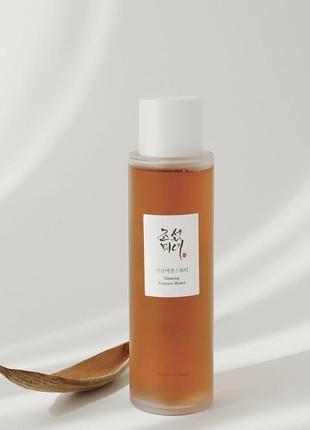 Відновлюючий тонер-есенція з женьшенем beauty of joseon ginseng essence water