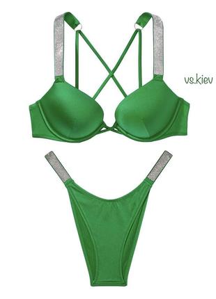 Купальник victoria’s secret оригинал двойной push up 34b 75b виктория сикрет вс стразы vs