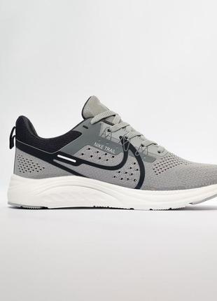 👟👞 кросівки літні nike zoom pegasus trail 3 осіні тканина сітка сірі чорні білі