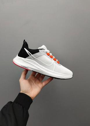 🏝️🌅👟 кроссовки летние nike zoom pegasus trail 3 осенние ткань сетка 👞 оранжевые серые белые2 фото