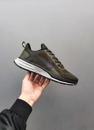 👟кросівки літні nike zoom pegasus trail 3 осіні тканина сітка 👞 темно зелені хакі