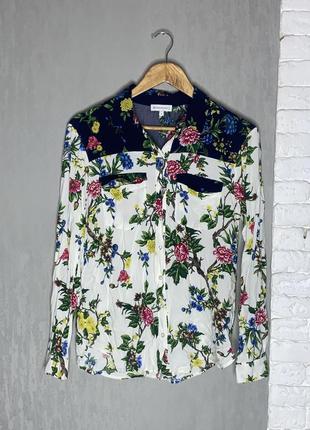 Блуза блузка в цветочный принт warehouse, m4 фото