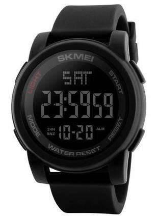 Мужские спортивные наручные часы skmei 1257 электронные с подсветкой, армейские цифровые часы3 фото