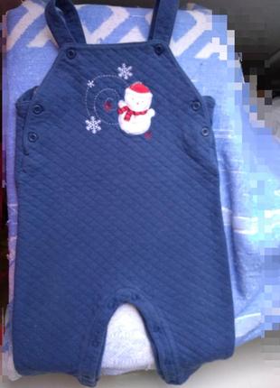 Новогодний комбинезон, снеговик, carters