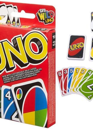 Стратегічна настільна гра карти уно uno